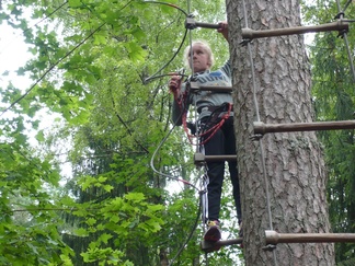 Sonja kiipeää viitosradalle.