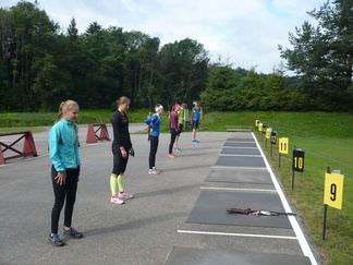 Ammuntatreeniä perjantaina.